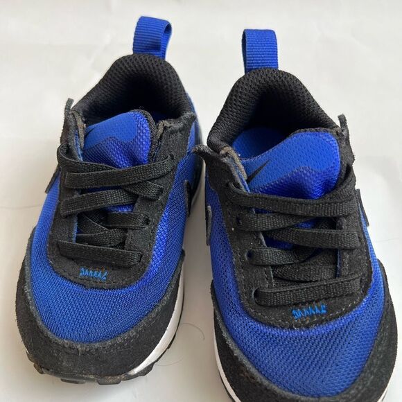 Toddler's Nike Waffle One Racer Blue/Black-White size 4 Toddler - Picture 6 of 6